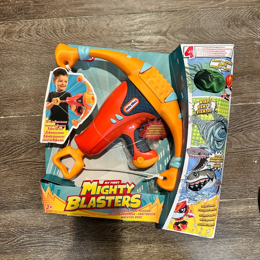 Little Tikes Mighty Blasters Red and Orange Action Toy